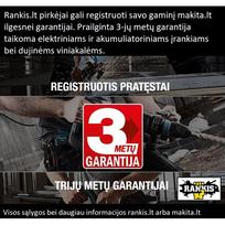 akumuliatorinis suktuvas - Makita DTW701Z - 2 nuotrauka