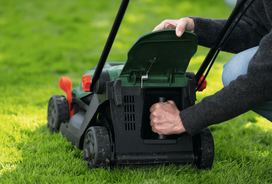 ermitazas akumuliatorines zoliapjoves - Bosch Rotak 18V-32, 1x4Ah - 4 nuotrauka