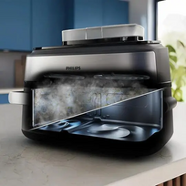 airfryer 5000 - Philips Megabasket NA565/02 - 4 nuotrauka