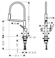 hansgrohe talis m54 - Hansgrohe Talis Select M54, chromas (Chrome) - 2 nuotrauka