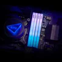 adata xpg lancer blade rgb ddr5 32gb 2x16gb - ADATA XPG Lancer Blade RGB, DDR5, 32 GB, 6000 MHz, CL36, Juodas (Black) - 2 nuotrauka