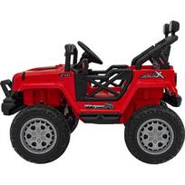 vaikiskos transportas - Dvivietis vaikiškas elektrinis automobilis Jeep Off Road 4x4, raudonas - 15 nuotrauka