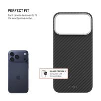 aramid deklas - Fixed MagVelar | Back cover | Apple | iPhone 17 Pro Max | Aramid fibers | Black | FIXVM-1603-BK - 7 nuotrauka