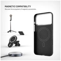 aramid deklas - Fixed MagVelar | Back cover | Apple | iPhone 17 Pro Max | Aramid fibers | Black | FIXVM-1603-BK - 8 nuotrauka
