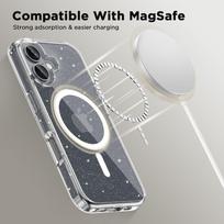 iphone 16 skaidrus deklas - Tech-Protect "FlexAir Hybrid Magsafe Case iPhone 16" Glitter - 5 nuotrauka