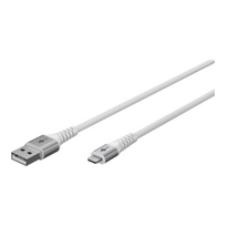 lightning usb a laidas - Goobay Lightning USB-A Supersoft Textile Cable with Metal Plugs | 74511 - 2 nuotrauka