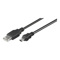 usb 3.0 type a to b cable - Goobay 50768 USB 2.0 Hi-Speed cable 3 m, Black - 2 nuotrauka