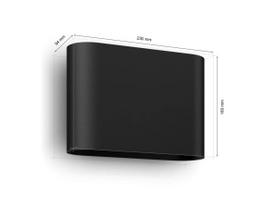 philips lauko sviestuvas - Philips -LED RGBW Pritemdomas lauko šviestuvas Hue DYMERA 2xLED/10,2W/230V IP44 - 2 nuotrauka