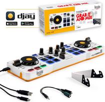 dj pultas - HERCULES DJControl Control MIX Bluetooth Pour Smartphone et tablettes ( Andoid e 2 channels Black, White, Yellow - 2 nuotrauka
