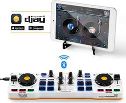 dj pultas - HERCULES DJControl Control MIX Bluetooth Pour Smartphone et tablettes ( Andoid e 2 channels Black, White, Yellow - 4 nuotrauka
