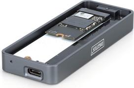 nvme ssd - DIGITUS DA-71157 Išorinis SSD M.2 NVMe Korpusas, 20Gbps, USB 3.2 Gen2x2 Juodas (Black) - 5 nuotrauka