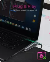 usb c usb hdmi - ICY BOX IB-DK2106a-CPD Jungčių stotelė, laidinė, USB 3.2 Gen 1 Type-C, Antracitas, Juoda - 5 nuotrauka