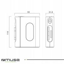 cassette playeris - Muse M-132 WM Juodas (Black) - 3 nuotrauka