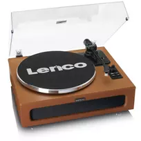 patefonas - Lenco LS-430BN, ruda (Brown) - 2 nuotrauka