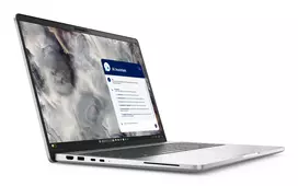 intel arc nesiojamas - Dell Pro 16 Plus PB16250, Intel Core Ultra 5 236V, 16 GB, 512 GB, 16", Sidabrinis (Silver) - 7 nuotrauka