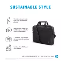 laptopas hp 14 - HP Renew Business 14.1 Slim Top Load Laptop Bag Carry Case (up to 14.1" x .75" thick) - 6 nuotrauka