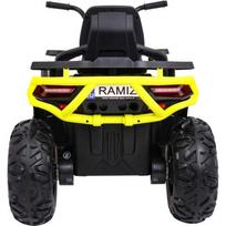 vaiku elektrinis - Ramiz Vaikiškas elektrinis keturratis ATV Desert, baltas (White) - 6 nuotrauka
