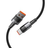 usb c 6a - Tech-Protect UltraBoost USB-C / USB-C 66W 6A 2m Kabelis - Pilkas (Gray) - 5 nuotrauka