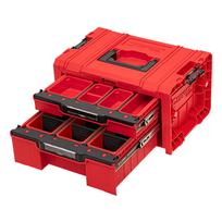 deze su stalciais - Q-Brick QBRICK PRO įrankių dėžė su 2 stalčiais 2.0 EXPERT Raudonas - 2 nuotrauka