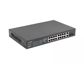 tinklo komutatoriai - LANBERG RSFE-16P-2C-150 Switch - 4 nuotrauka