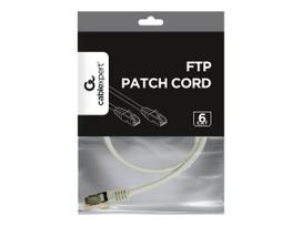 rj 45 cat6 - Gembird CAT 6 FTP Patch Cable Grey 0.5m - 2 nuotrauka