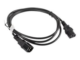 maitinimo laidas 8 - Lanberg Cable IEC C14/IEC C13 1.8m Black - 4 nuotrauka