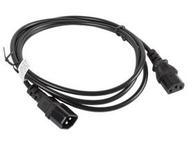 maitinimo laidas 8 - Lanberg Cable IEC C14/IEC C13 1.8m Black - 6 nuotrauka