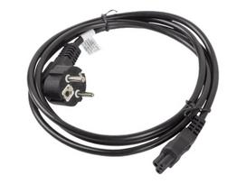 cee schuko kabelis - Lanberg Cable IEC320 C5 / Schuko 1.8m Black - 4 nuotrauka