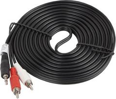 2 x rca 2 x jack - Lanberg Cable 3.5mm / RCA x2 5m - 3 nuotrauka