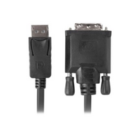 displayport 2.1a - Lanberg CA-DPDV-10CU-0018-BK DisplayPort į DVI-D 1.8m Juodas (Black) - 2 nuotrauka