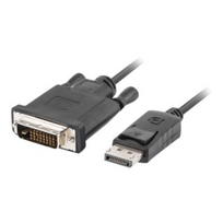 displayport 2.1a - Lanberg CA-DPDV-10CU-0018-BK DisplayPort į DVI-D 1.8m Juodas (Black) - 3 nuotrauka