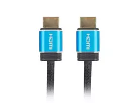 hdmi 1m laidas - Lanberg HDMI Cable 1m Blue CA-HDMI-P20CU-0010-BK - 2 nuotrauka