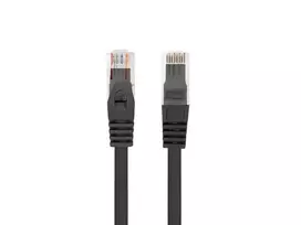 utp kabelis juodas - LANBERG Patchcord cat.6 UTP 3m black - 3 nuotrauka