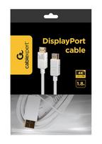 displayport cable white - Gembird CC-DP2-6-W DisplayPort kabelis 1.8m Baltas (White) - 2 nuotrauka