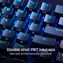 hyperx klaviatura - HyperX Alloy Origins 65, Mechaninė Klaviatūra Žaidimams, Aqua (AQU) - 7 nuotrauka