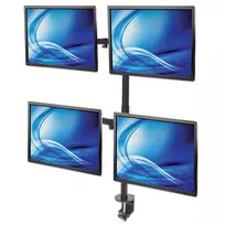lcd stovas - MANHATTAN Monitor Mount supports 4 LCD Monitors holds four 33- 81,3cm - 4 nuotrauka
