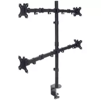 lcd stovas - MANHATTAN Monitor Mount supports 4 LCD Monitors holds four 33- 81,3cm - 5 nuotrauka