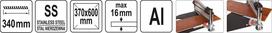 laminatas - Yato YT-37311, giljotina laminatui 340 mm - 2 nuotrauka