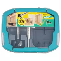 irankiu dezes rinkinys - Įrankių dėžė su Priedai Wolfcraft 4656000 - 3 nuotrauka
