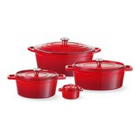 ketaus puodas raudonas - Hendi Emaliuotas ketaus puodas 0.27 l Raudonas (Red) 626856 - 2 nuotrauka