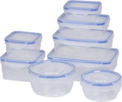 STORAGE BOXFOOD 16PCS PP 1.45L 0.85L