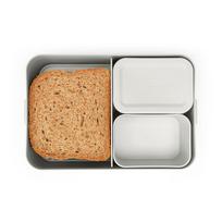pietu dezute - Dėžutė maistui Brabantia Make & Take Bento L, 2 l, 16.7 cm x 25.5 cm, pilka sp. - 6 nuotrauka