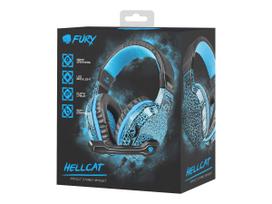 rankos - Fury Hellcat Juodos (Black) Laisvų rankų įranga Vielinė Žaidimams - 3 nuotrauka