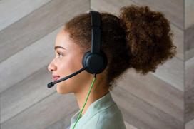 ausines su laidu - Acer Conference Headset | Built-in microphone | USB Type-A | Black | GP.HDS11.01N - 4 nuotrauka