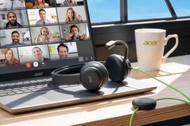 ausines su laidu - Acer Conference Headset | Built-in microphone | USB Type-A | Black | GP.HDS11.01N - 5 nuotrauka