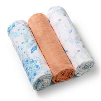 pilis - Vystyklas BabyOno Muslin, 70 cm x 70 cm, 3 vnt. - 10 nuotrauka