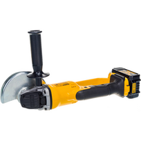 36v ah - DC415M2 DeWALT 36V kampinis šlifuoklis (2x4.0 Ah) - 2 nuotrauka