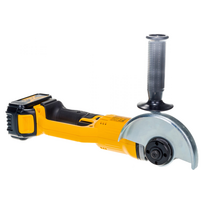 36v ah - DC415M2 DeWALT 36V kampinis šlifuoklis (2x4.0 Ah) - 3 nuotrauka