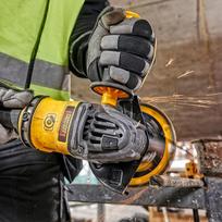 dewalt dcg418 - DCG418X2 DeWALT FLEXVOLT 54V kampinis šlifuoklis (2x9.0 Ah) - 2 nuotrauka