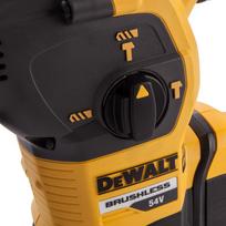 dewalt dch333 - DCG414N DeWALT FLEXVOLT 54V kampinis šlifuoklis + DCH333N FLEXVOLT 54V SDS-Plus perforatorius 30 mm - 4 nuotrauka